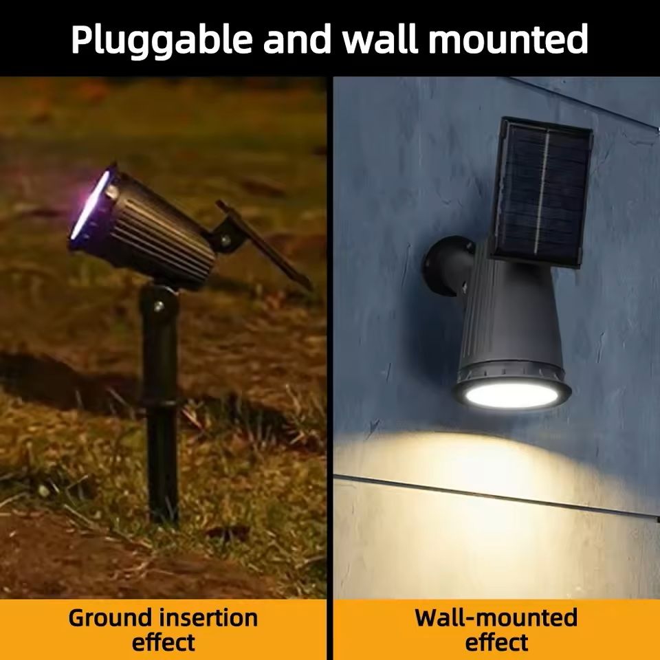 RGB Solar Spot Lights for Outdoor Garden and Landscape