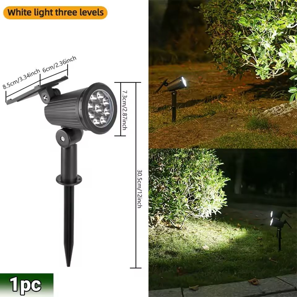 RGB Solar Spot Lights for Outdoor Garden and Landscape
