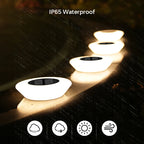 Solar LED Lawn Lights Outdoor Floor Landscape Lamps with On/Off, Ideal for Garden, Pathway, Yard, Patio, Deck & Camping