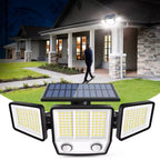 Solar Motion Sensor Outdoor Light with Adjustable Heads