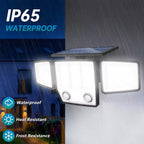 Solar Motion Sensor Outdoor Light with Adjustable Heads