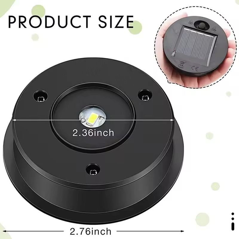 Solar Lantern Replacement Lids with LED Panel for Outdoor Hanging Lights