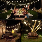 Solar Crystal Globe LED String Lights for Outdoor Garden and Party Decor