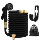 Garden Water Hose Expandable – High Pressure PVC Reel with Double Metal Connector for Garden, Farm Irrigation & Car Wash