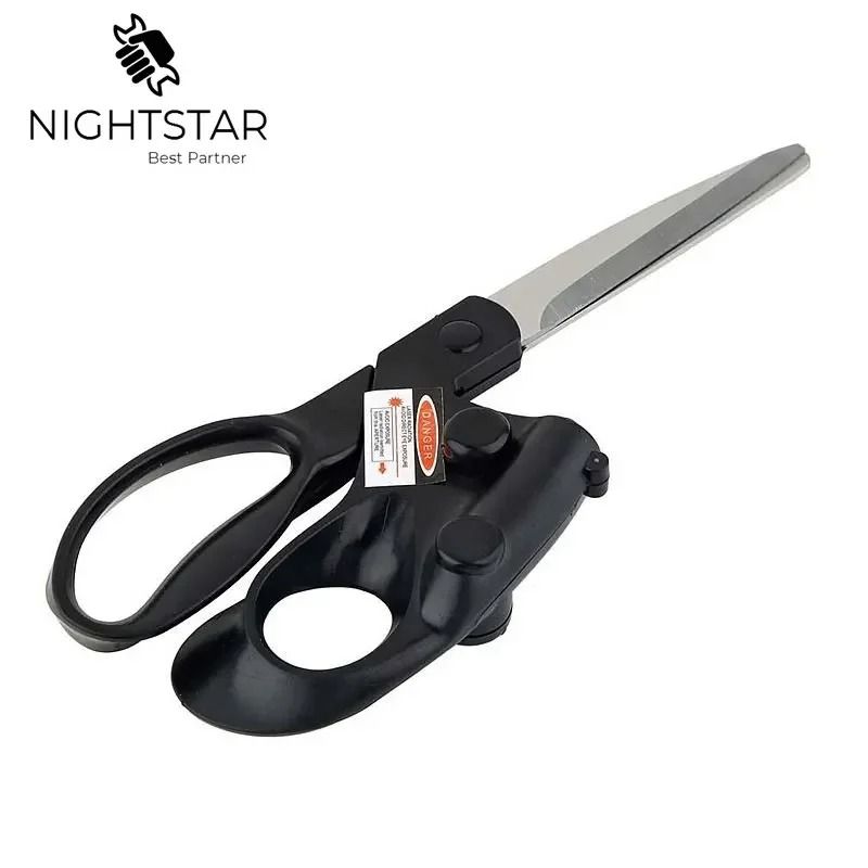 Laser Guided Precision Scissors for Cutting Fabric Gift Wrap and Craft Projects