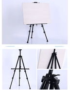 Portable Adjustable Metal Travel Sketch Easel for Artists