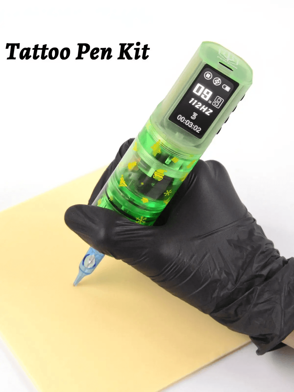Poseidon Wireless Tattoo Pen Kit Complete Beginner Tattoo Machine Set