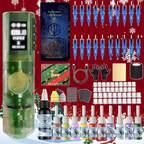 Poseidon Wireless Tattoo Pen Kit Complete Beginner Tattoo Machine Set