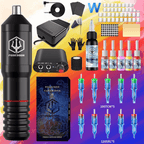 ProInk Poseidon Wireless Tattoo Pen Kit for Permanent Makeup and Body Art