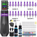 ProInk Poseidon Wireless Tattoo Pen Kit for Permanent Makeup and Body Art