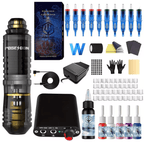 ProInk Poseidon Wireless Tattoo Pen Kit for Permanent Makeup and Body Art
