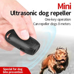 Mini Dog Deterrent, Ultrasonic Dog Repeller with LED | Effective Anti-Barking Training Device for Dogs
