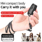 Mini Dog Deterrent, Ultrasonic Dog Repeller with LED | Effective Anti-Barking Training Device for Dogs