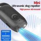 Mini Dog Deterrent, Ultrasonic Dog Repeller with LED | Effective Anti-Barking Training Device for Dogs