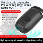 Mini Dog Deterrent, Ultrasonic Dog Repeller with LED | Effective Anti-Barking Training Device for Dogs