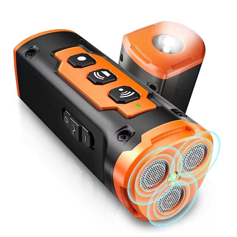Rechargeable Release Pet Dog Repeller Ultrasonic Dog Training Device, Anti Dog Bark Deterrent Device With LED Flashlight
