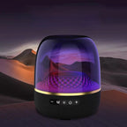 High Power Bass Bluetooth Speaker with 9D Surround Sound and Transparent Design