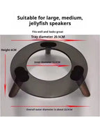 High Power Bass Bluetooth Speaker with 9D Surround Sound and Transparent Design