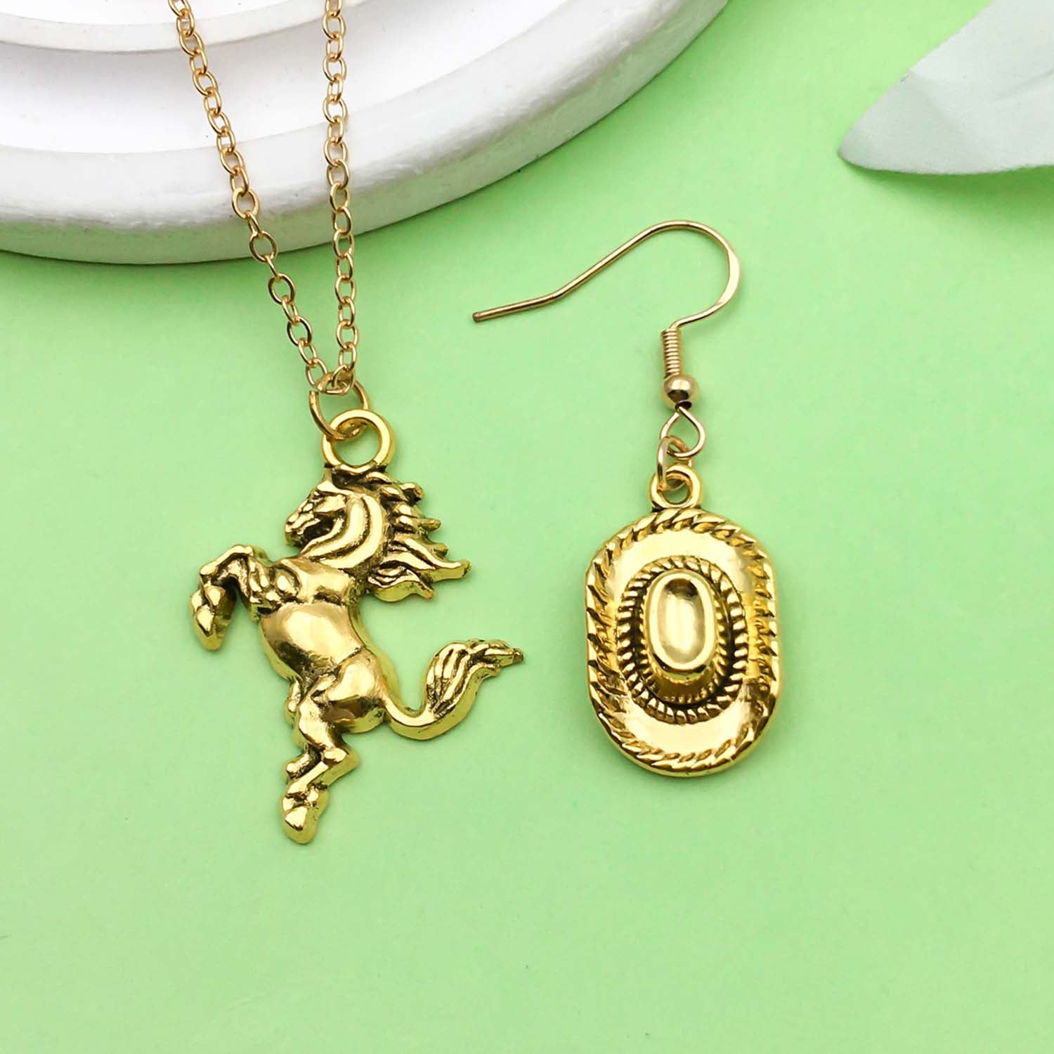 Western Cowboy Charms Set for Jewelry Making, 20Pc Alloy Pendants for Bracelets, Necklaces & Gifts