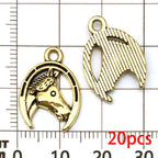Western Cowboy Charms Set for Jewelry Making, 20Pc Alloy Pendants for Bracelets, Necklaces & Gifts
