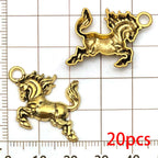 Western Cowboy Charms Set for Jewelry Making, 20Pc Alloy Pendants for Bracelets, Necklaces & Gifts