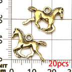 Western Cowboy Charms Set for Jewelry Making, 20Pc Alloy Pendants for Bracelets, Necklaces & Gifts