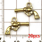 Western Cowboy Charms Set for Jewelry Making, 20Pc Alloy Pendants for Bracelets, Necklaces & Gifts