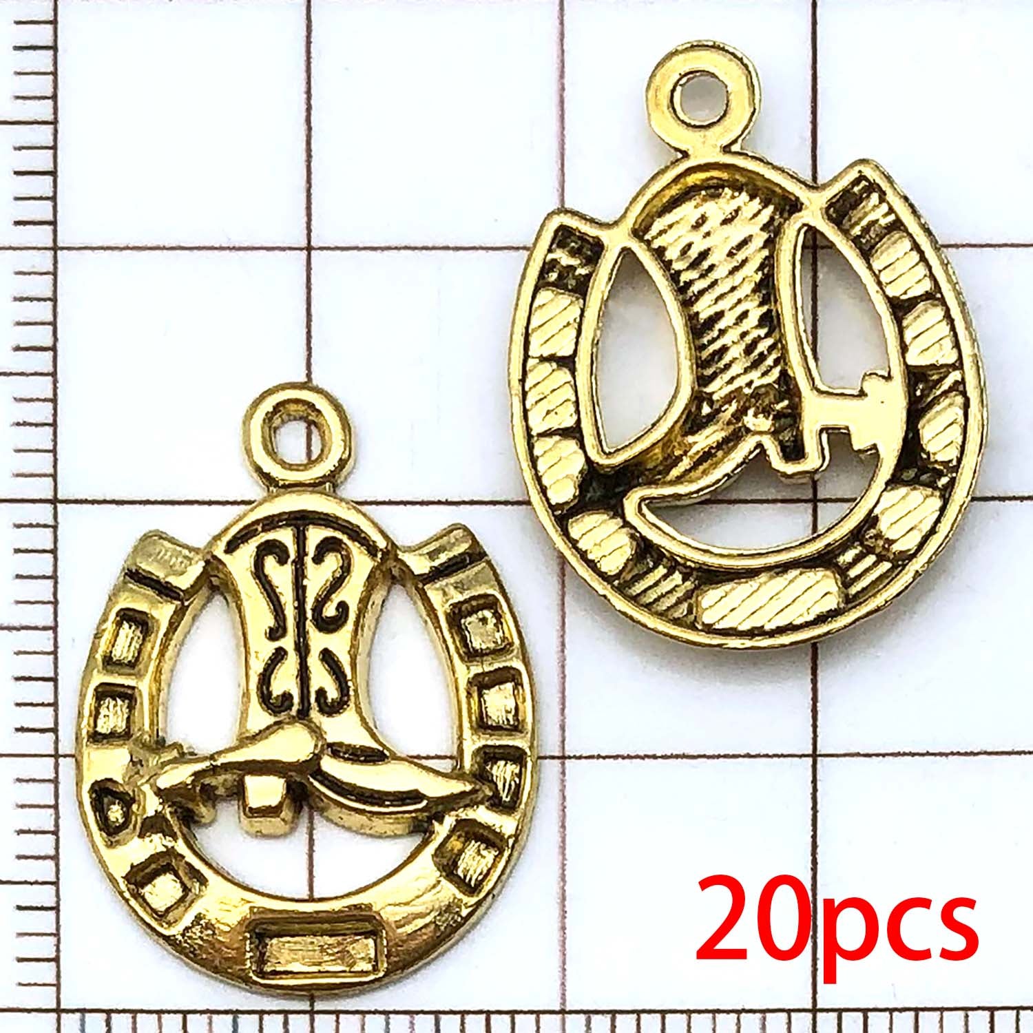 Western Cowboy Charms Set for Jewelry Making, 20Pc Alloy Pendants for Bracelets, Necklaces & Gifts