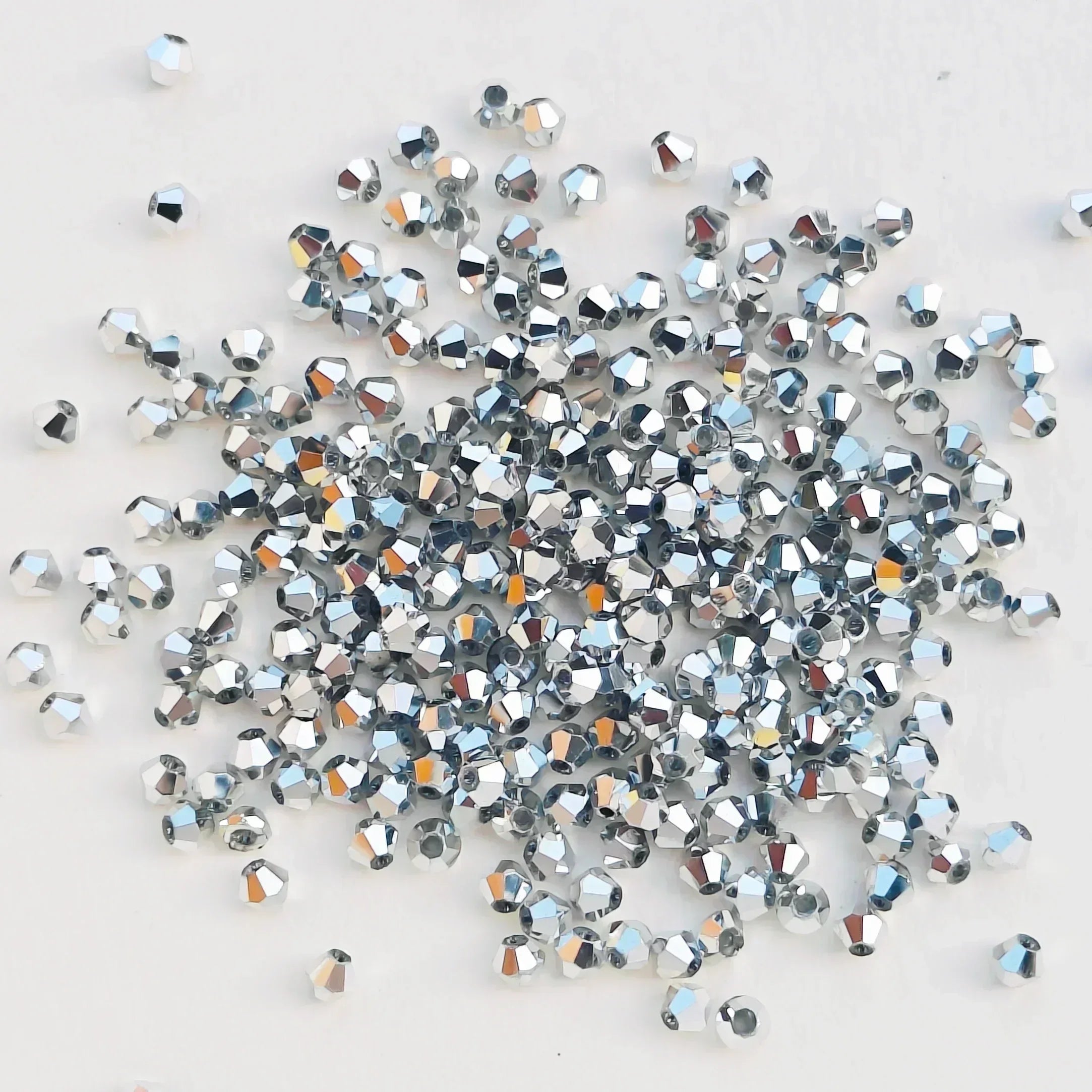 4MM Austria Crystal Bicone Spacer Beads 100PCS for Jewelry Making Bracelets, Necklaces & Earrings