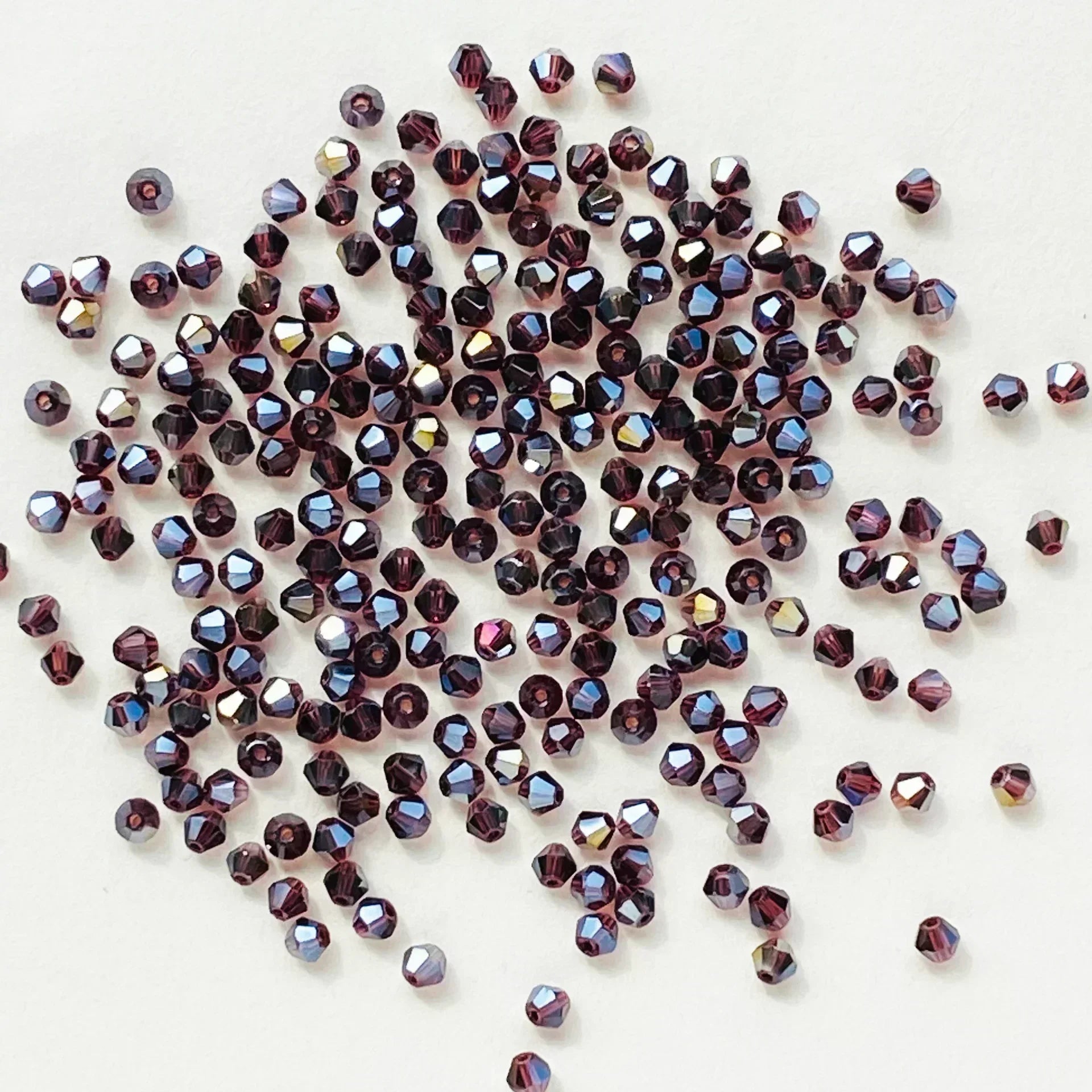4MM Austria Crystal Bicone Spacer Beads 100PCS for Jewelry Making Bracelets, Necklaces & Earrings
