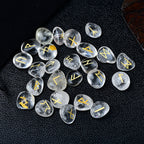 Clear Quartz Crystal Runes Stones, Natural Agate Divination Rune Set for Fortune-telling, Reiki Healing, Meditation