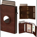 YATBEST Mens Card Bag RFID Wallet with AirTag Slot