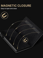 YATBEST Mens Card Bag RFID Wallet with AirTag Slot