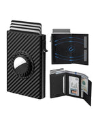 YATBEST Mens Card Bag RFID Wallet with AirTag Slot
