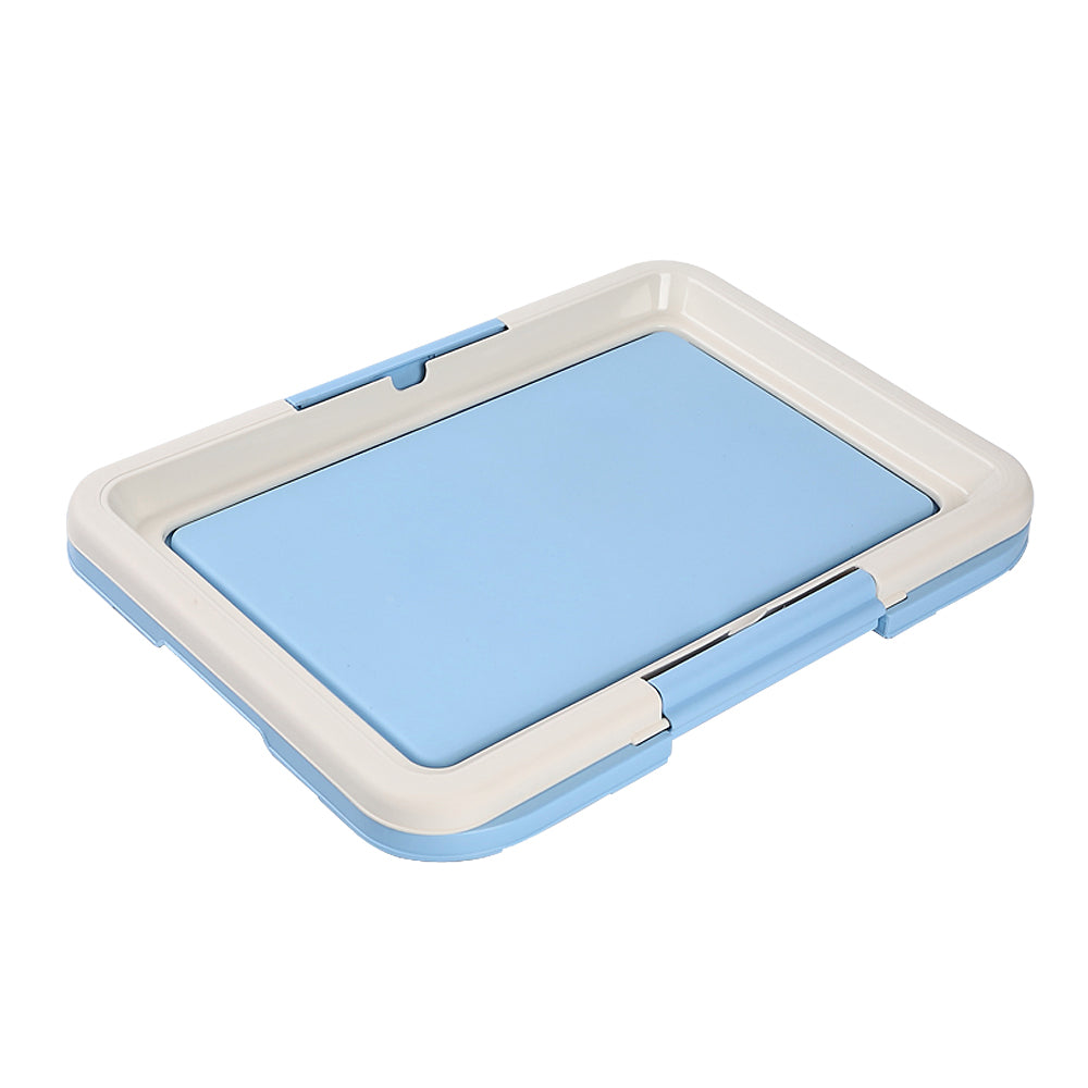Portable Dog Training Toilet, Indoor Potty for Small Dogs & Cats with Puppy Pad Holder, 47cm Tray for Puppy Pad Training
