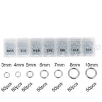Jewelry Making Kit with Stainless Steel Jump Rings Clasps and Earring Hooks