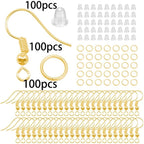 Jewelry Making Kit with Lobster Clasps Jump Rings End Crimps and Beads Box for DIY Bracelets and Necklaces