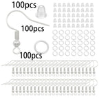 Jewelry Making Kit with Lobster Clasps Jump Rings End Crimps and Beads Box for DIY Bracelets and Necklaces