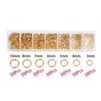 Jewelry Making Kit with Lobster Clasps Jump Rings End Crimps and Beads Box for DIY Bracelets and Necklaces