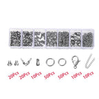 Jewelry Making Kit with Lobster Clasps Jump Rings End Crimps and Beads Box for DIY Bracelets and Necklaces
