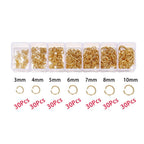 Jewelry Making Kit with Lobster Clasps Jump Rings End Crimps and Beads Box for DIY Bracelets and Necklaces