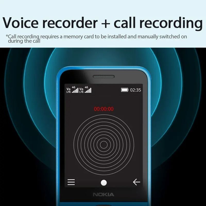 Basic 4G Feature Phone With Bluetooth And Dual SIM