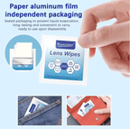 CrystalClear Glasses Screen Wipes 100 Pack