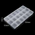 Clear Plastic Organizer Box For Jewelry, Earrings And Beads