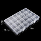 Clear Plastic Organizer Box For Jewelry, Earrings And Beads