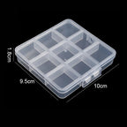 Clear Plastic Organizer Box For Jewelry, Earrings And Beads