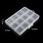 Clear Plastic Organizer Box For Jewelry, Earrings And Beads