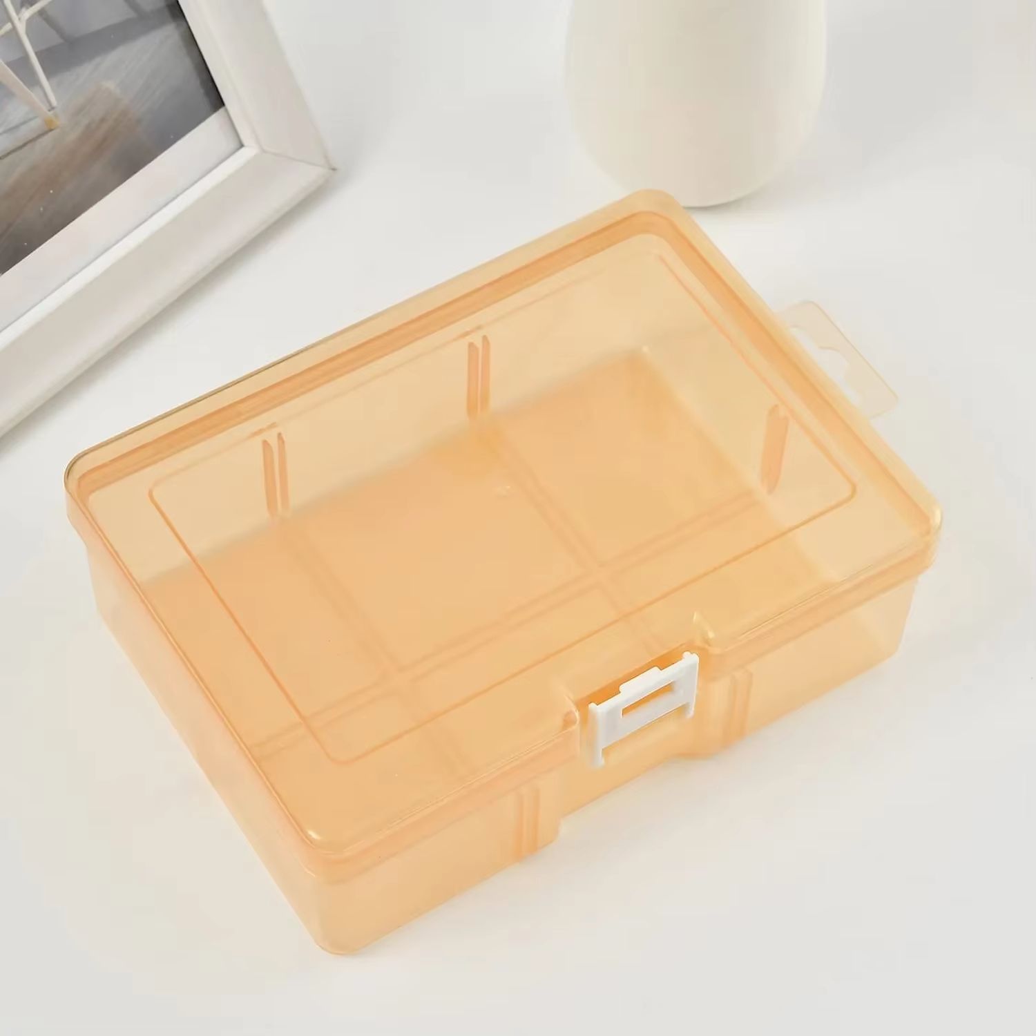 Transparent Plastic Storage Box For Jewelry Hardware Accessories Small Items DIY Crafts And Cosmetics