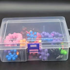 Transparent Plastic Storage Box For Jewelry Hardware Accessories Small Items DIY Crafts And Cosmetics