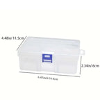 Transparent Plastic Storage Box For Jewelry Hardware Accessories Small Items DIY Crafts And Cosmetics